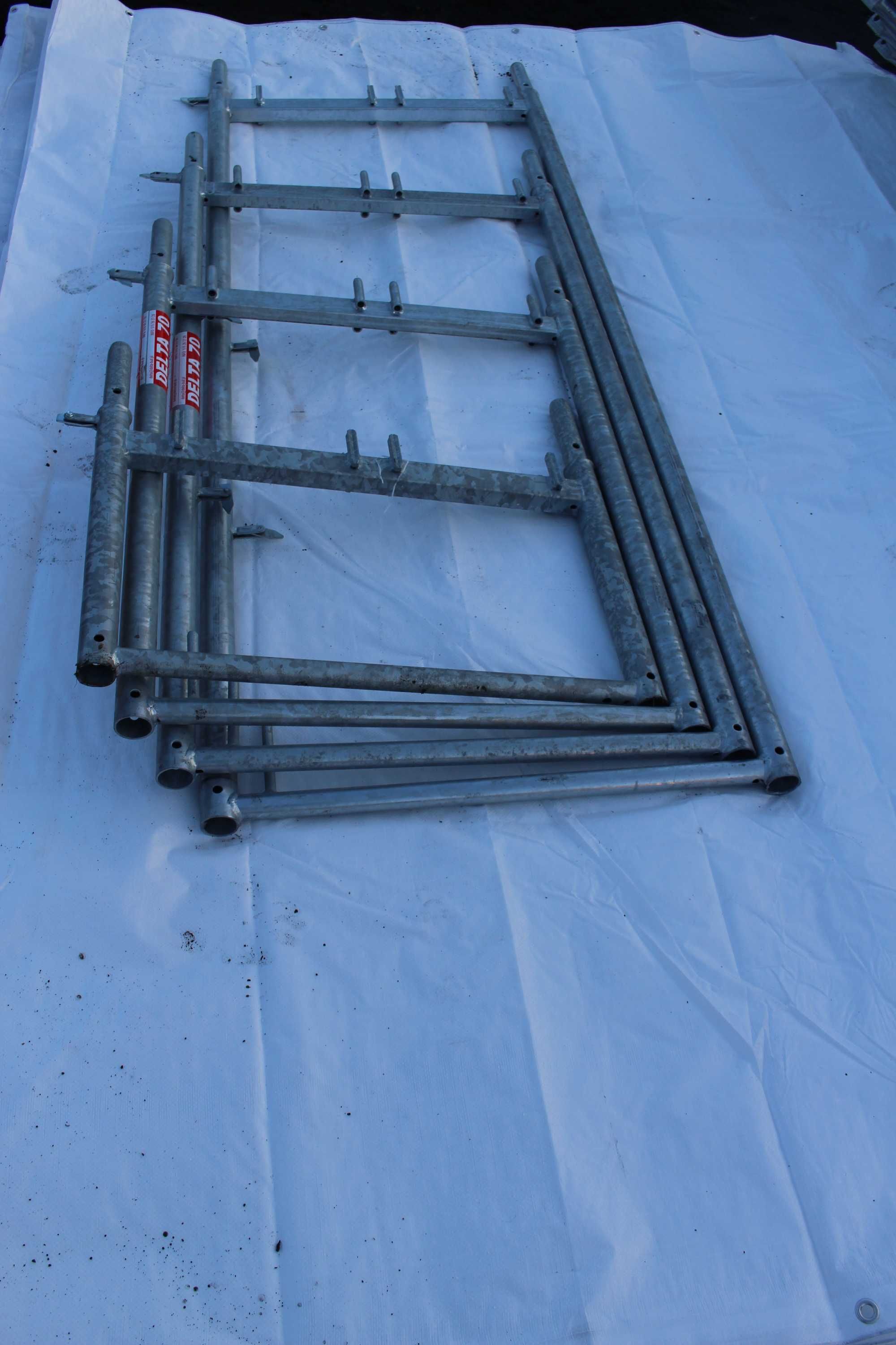 Rusztowanie elewacyjne plettac 18x6m powierzchnia robocza 108m2