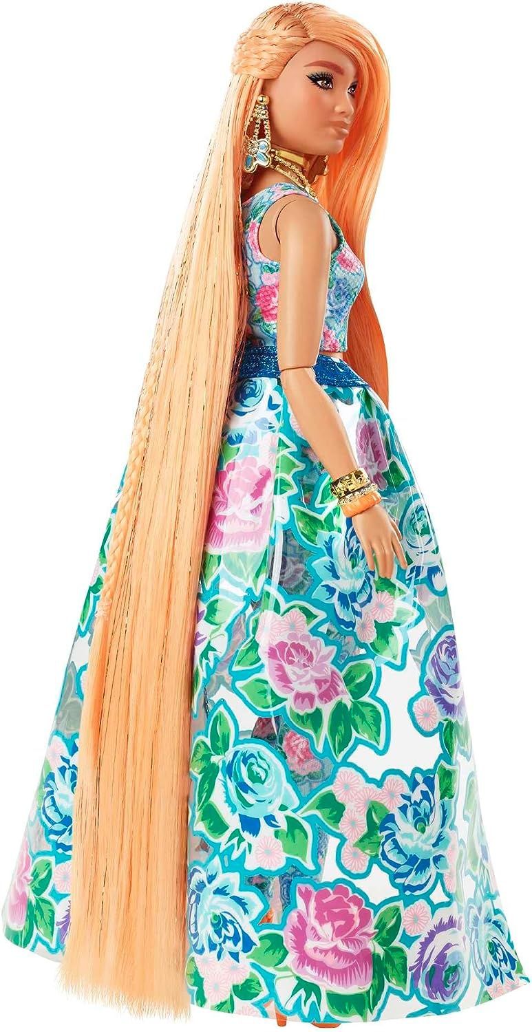 Barbie Extra Лялька Барбі Екстра шикарна Модниця з помаранчевим волосс