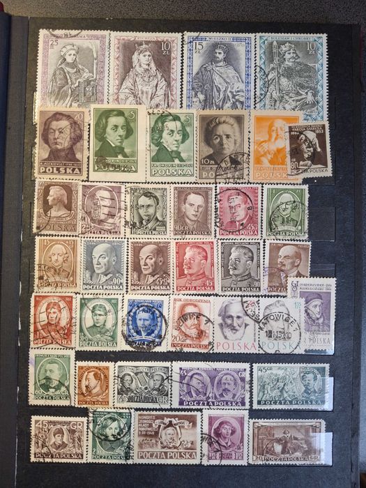 Znaczki Polska i Europa stan idealny