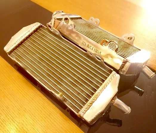 Radiadores  KTM 400, 450, 525 SX/MXC/EXC de 2003 a 2007 Alumínio