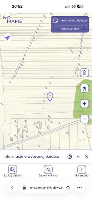 Działki Parkowa i Kościuszki