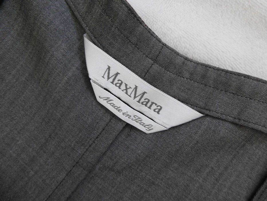 Max Mara wełniana sukienka szmizjerka jedwab maxmara M L silk