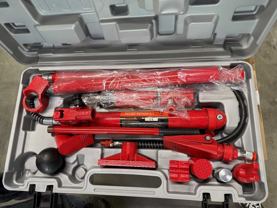 Rozpierak hydrauliczny blacharski 10t ton walizka -uszkodzony siłownik