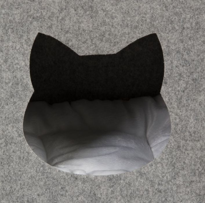 Nicho de feltro para gatos