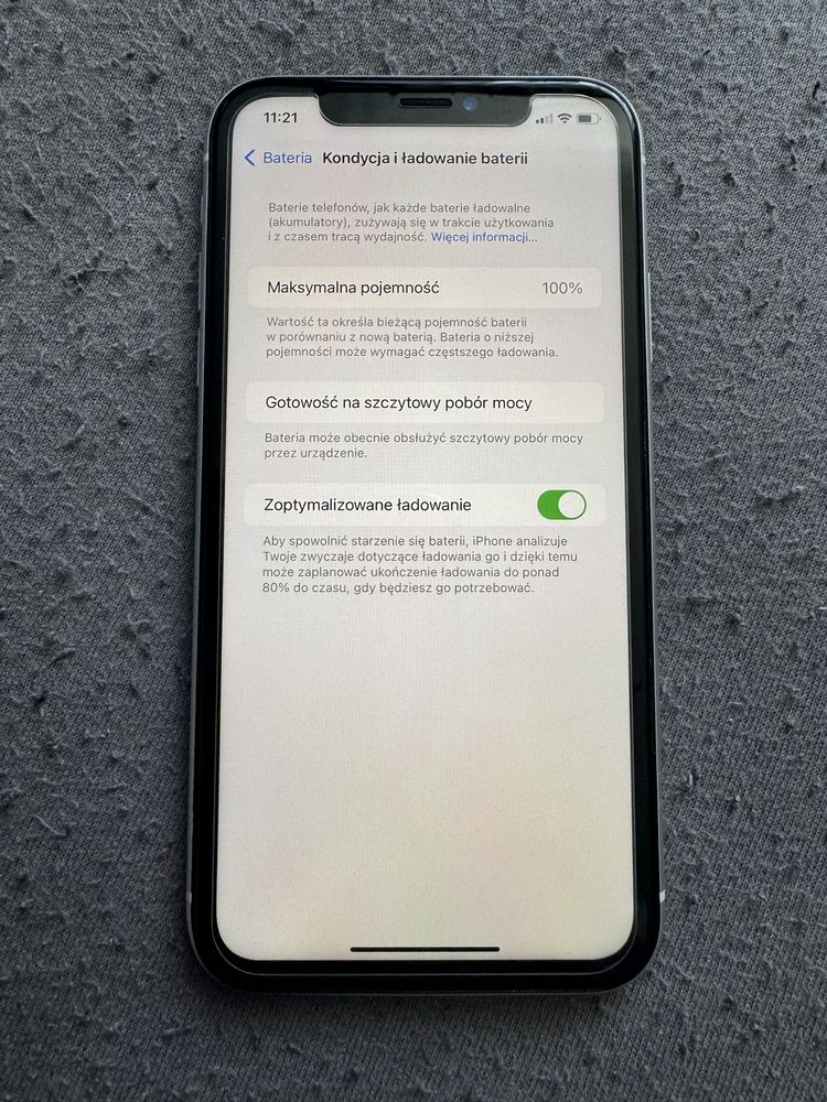 Iphone XR 64 gb White 100% kondycji zestaw