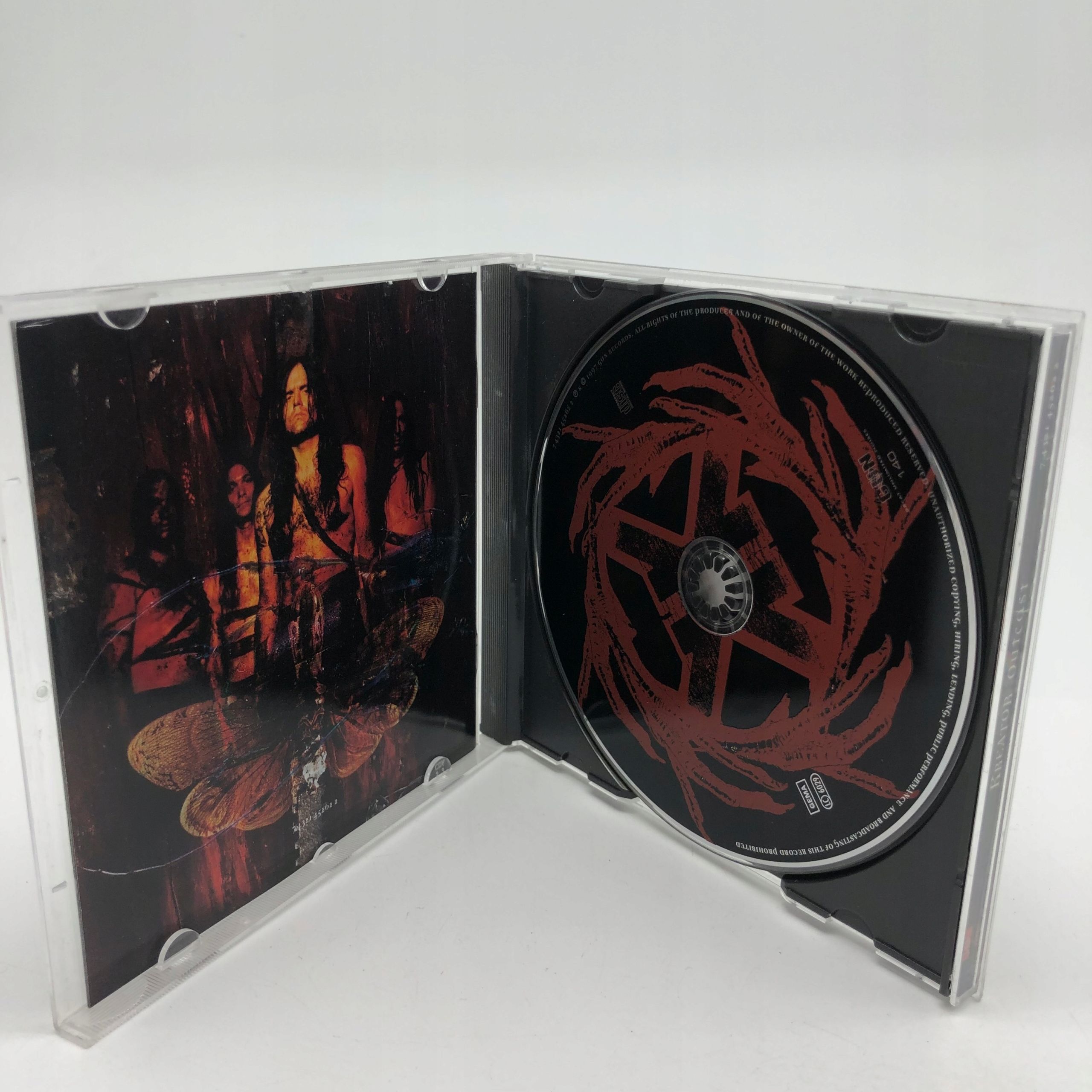 cd - kreator - outcast 1997 rock