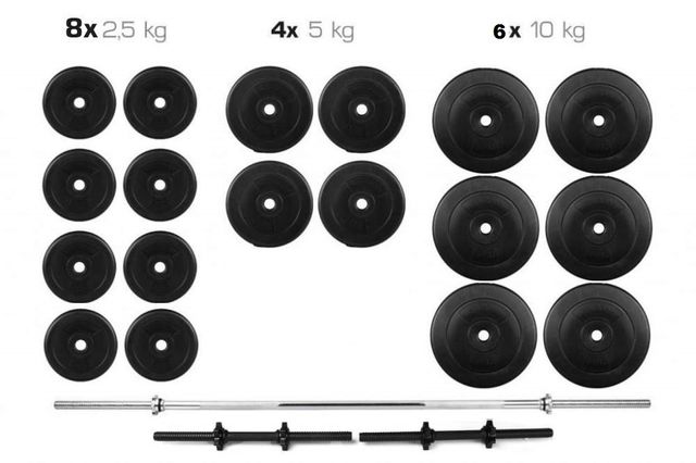 Штанга + Гантели Набор 110 кг