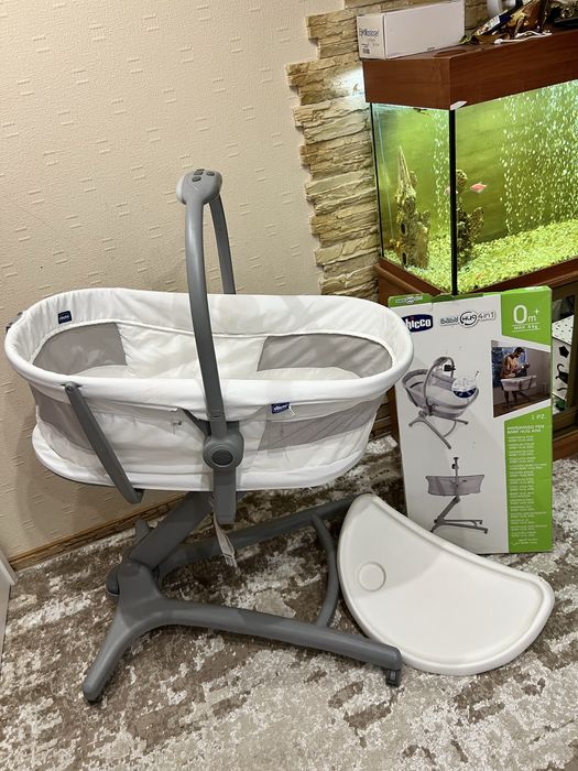 Ліжечко-стільчик baby hug air 4 в 1 chicco