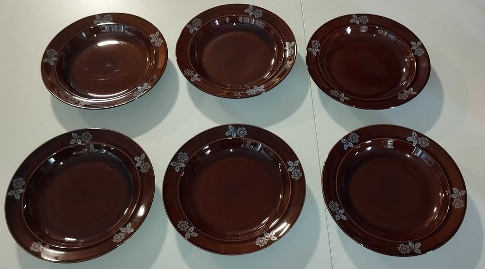 Talerze głębokie z porcelitu ZPS "Pruszków"