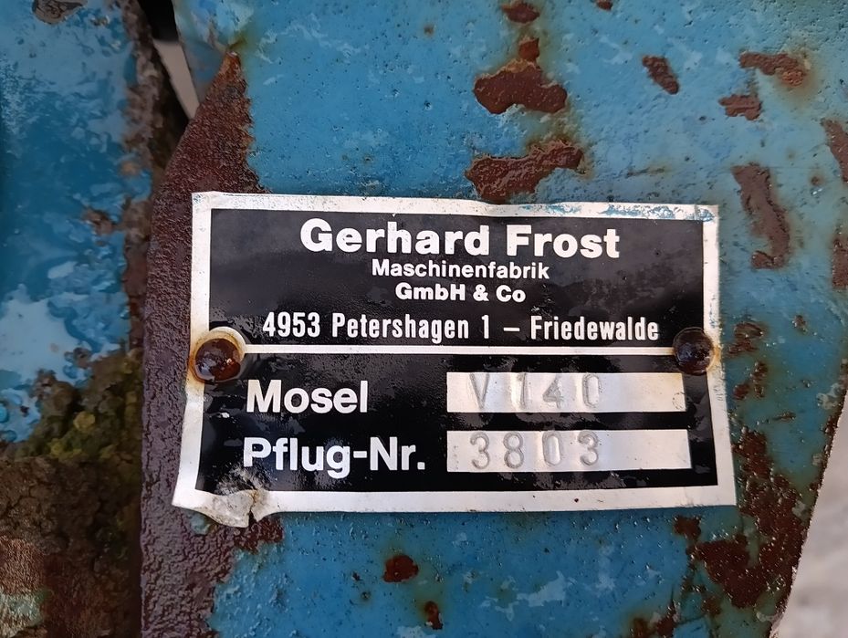 Pług obrotowy Frost mosel v140 zabezpieczenie non stop pług 4 skiby