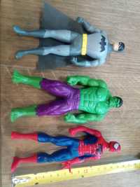 Figurki Hulk Spider Man Batman 3 sztuki kolekcja