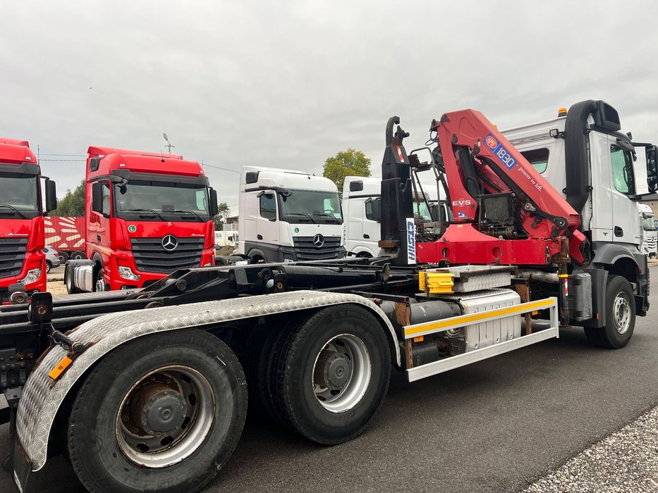 Mercedes-Benz AROCS 2645L 6x4 HAKOWIEC+HDS  HMF1830 przebieg388tys km rok9/2017 z serwisu bez retardera