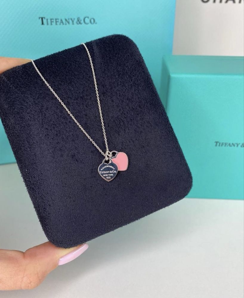 Браслет цепочка в стилі Тіффані Tiffany з сердечком