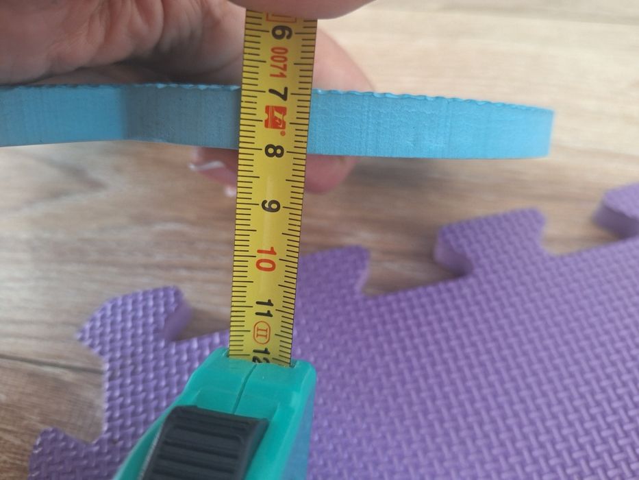 Puzzle piankowe z cyferkami na podłogę, mata