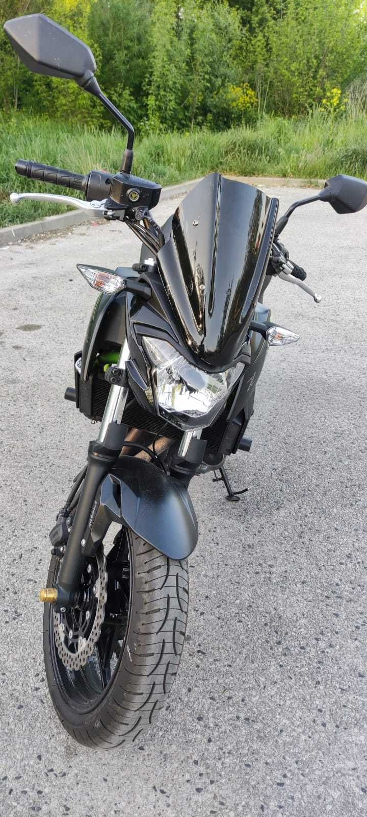 Kawasaki Z650 ABS. 2018r. 13k km. Nowy kufer Centralny na dwa kaski