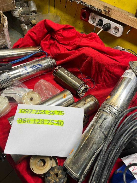 Ремонт скважинних насосов "Педролло"(Pedrollo),"Водолей,"Dongyin"