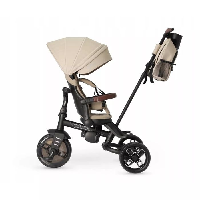 Дитячий триколісний велосипед Qplay Comfo Max Beige (бежевий)