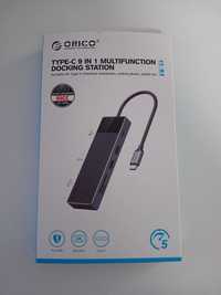 Docking Station USB C, ORICO Hub USB C 9 em 1