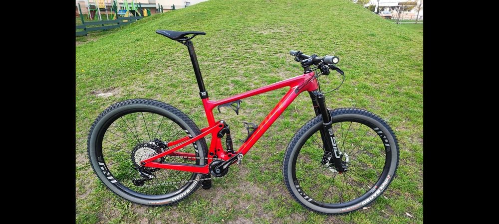 Rower MTB full Ghost Lector FS SF Advanced M pomiar mocy koła karbon