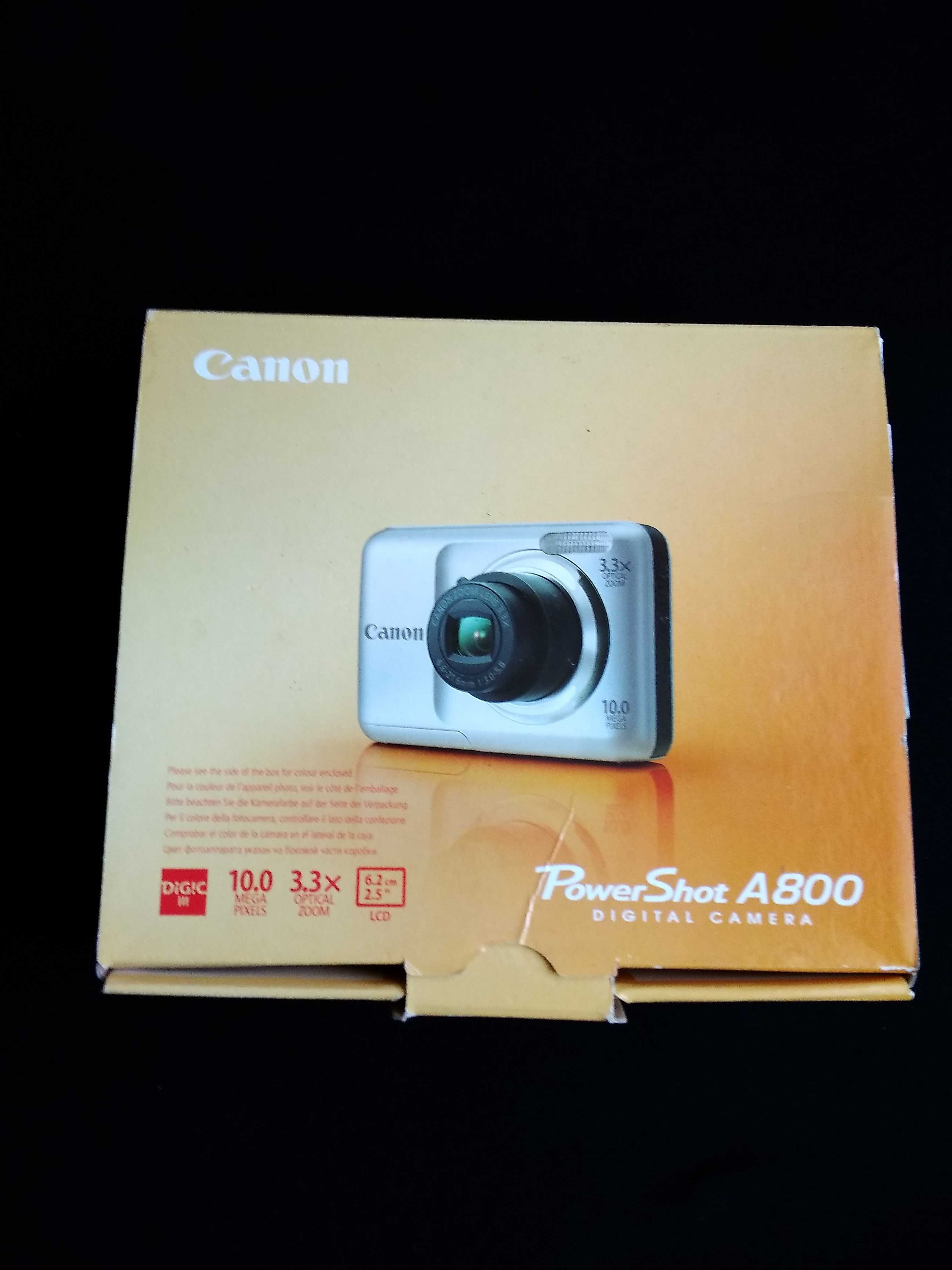 Canon PowerShot A800 100%Cyfrowy aparat fotograficzny kompaktowy