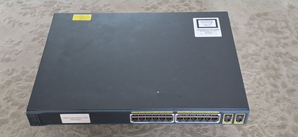 Комутатор керований Cisco Catalyst WS-C2960-24PC-L 24 V06 коммутатор