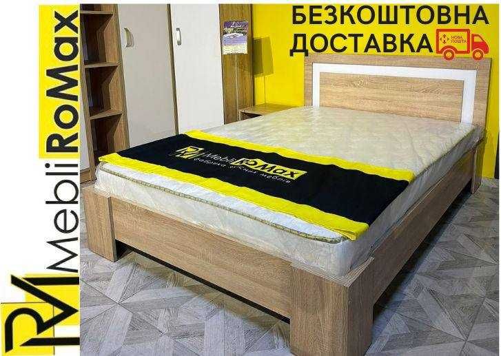 Ліжко White Mix 1,6*2,0 / Кровать White Mix 1,6*2,0 / Двоспальне ліжко