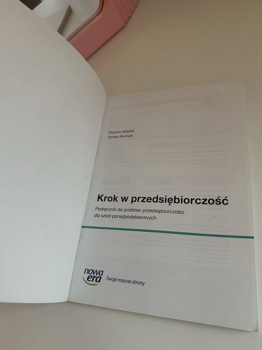 podrecznik do liceum technikum krok w przedsiebiorczosc nowa era