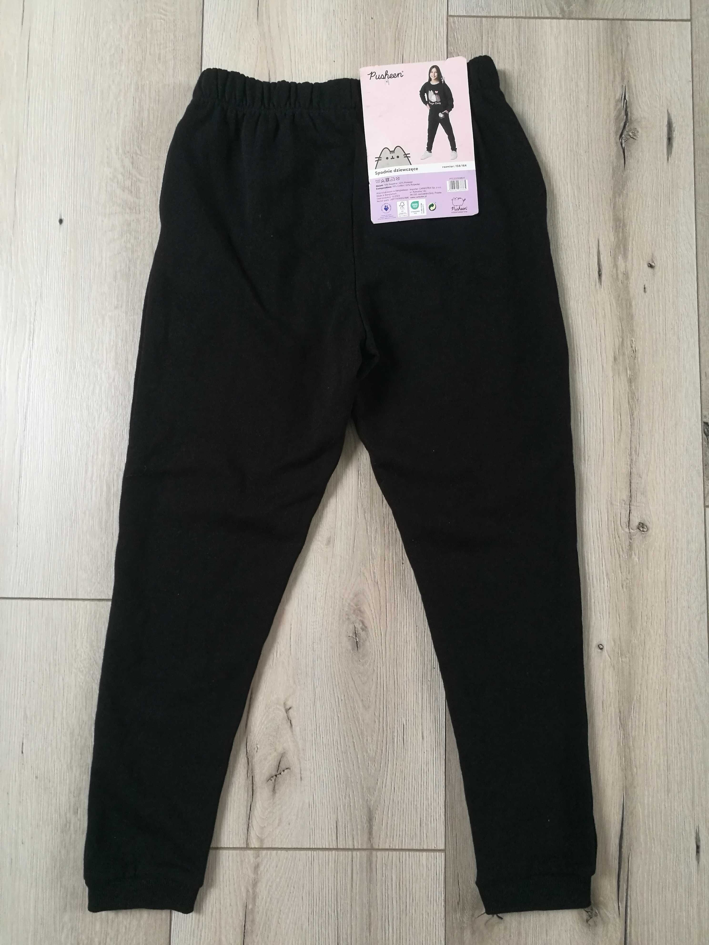 Nowe spodnie dresowe jogger PUSHEEN dziewczynka 158/164