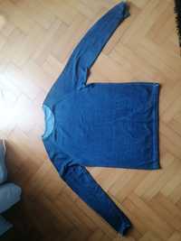 Niebieski cienki sweterek/bluzka review