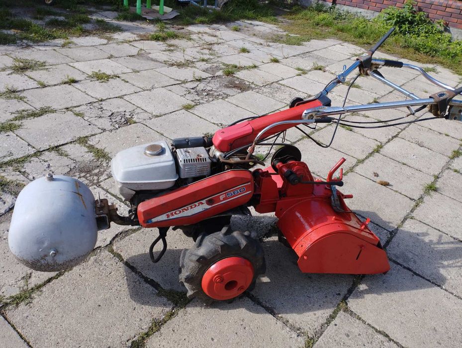 glebogryzarka traktorek jednoosiowy honda f 560 zadbana pług obrotowy