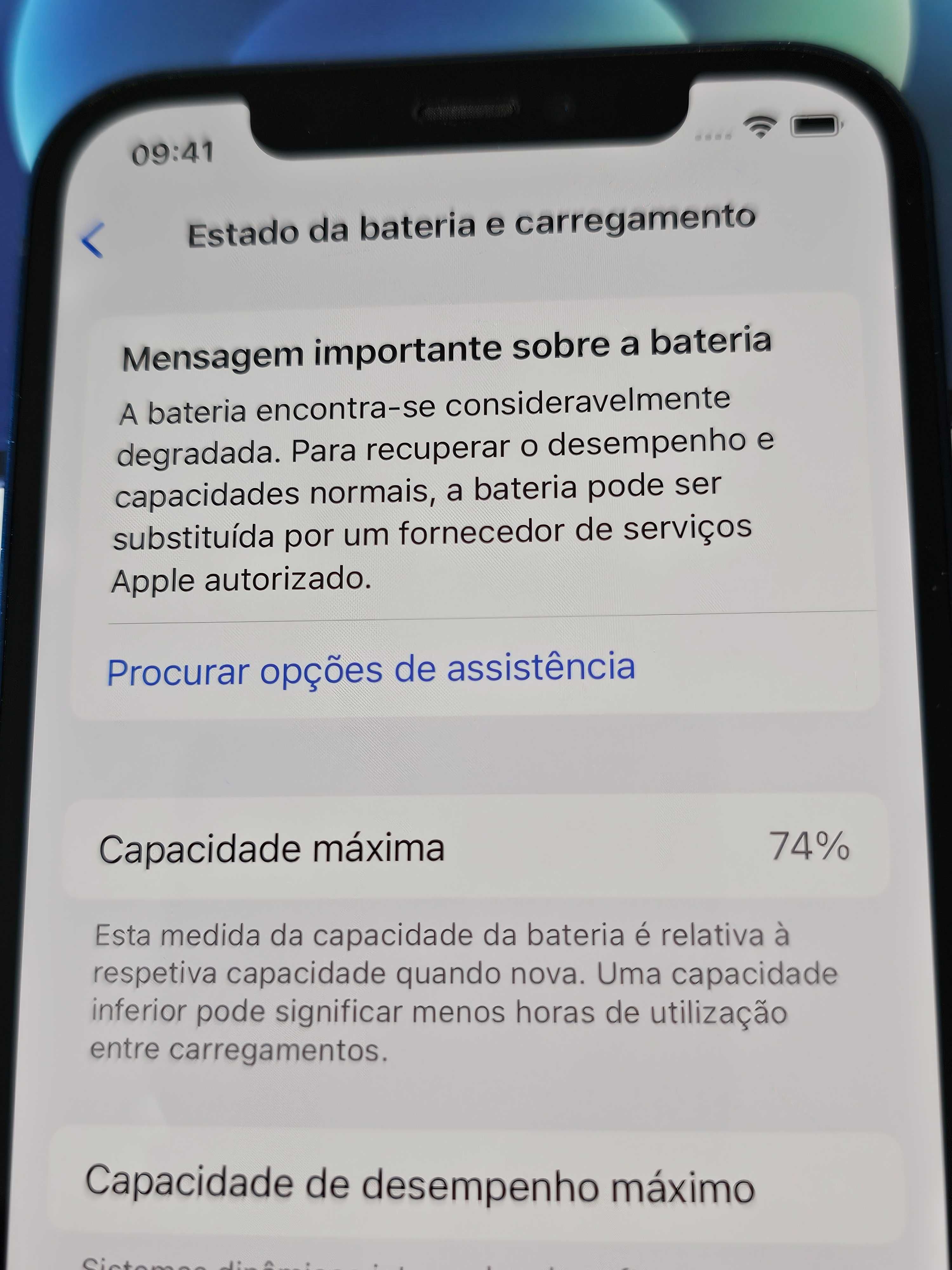 Iphone 12 128Gb.  74% Bateria.  Muito bom estado.