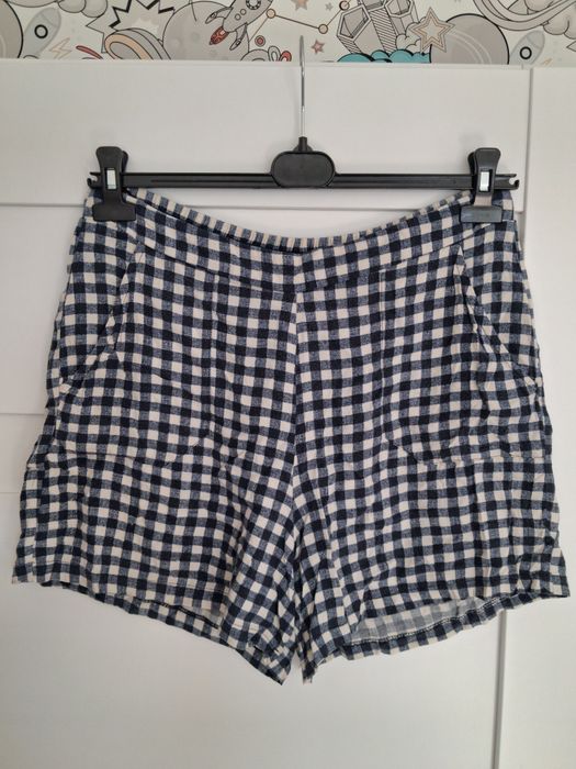 Tu spodenki szorty damskie w kratkę M/L