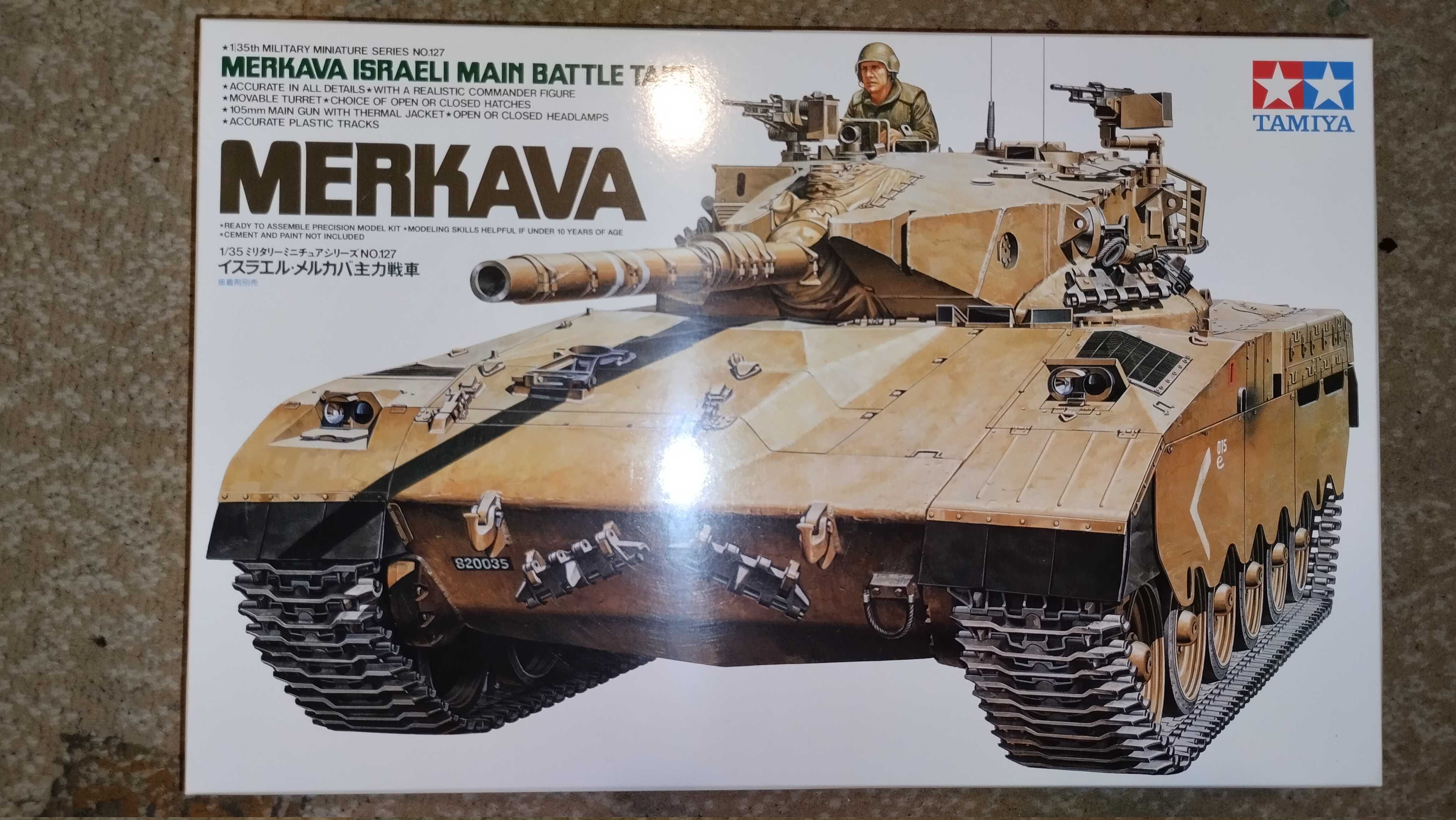 Model plastikowy czołg Merkava Mk1 1:35 Tamiya 35127