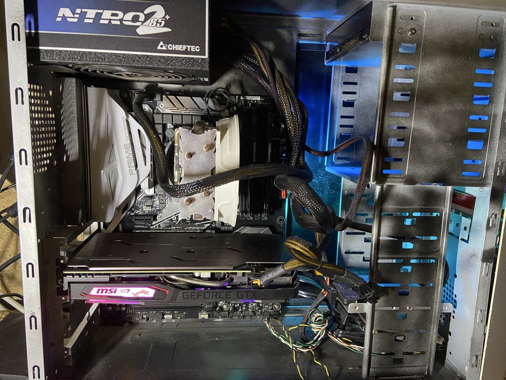 Игровой компьютер i7 8700k + gtx1660 + prime z370a