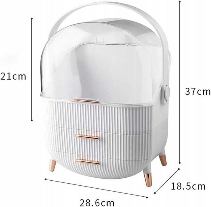 SZKATUŁKA NA KOSMETYKI – Porządek i Styl – Eleganckie Wykończenie NOWA