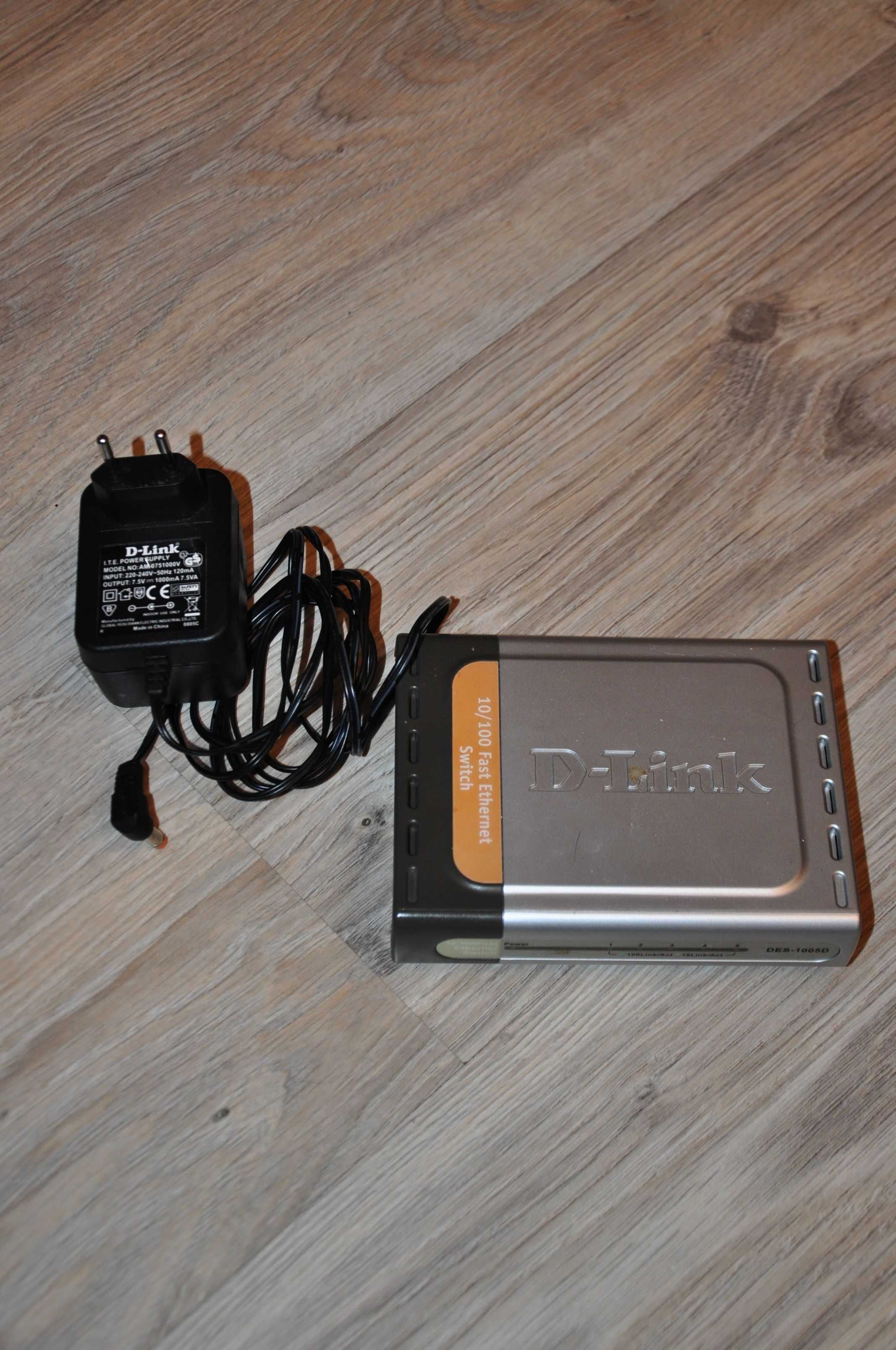 SWITCH D-Link DES-1005D, 5 portów, 10-100 Mb