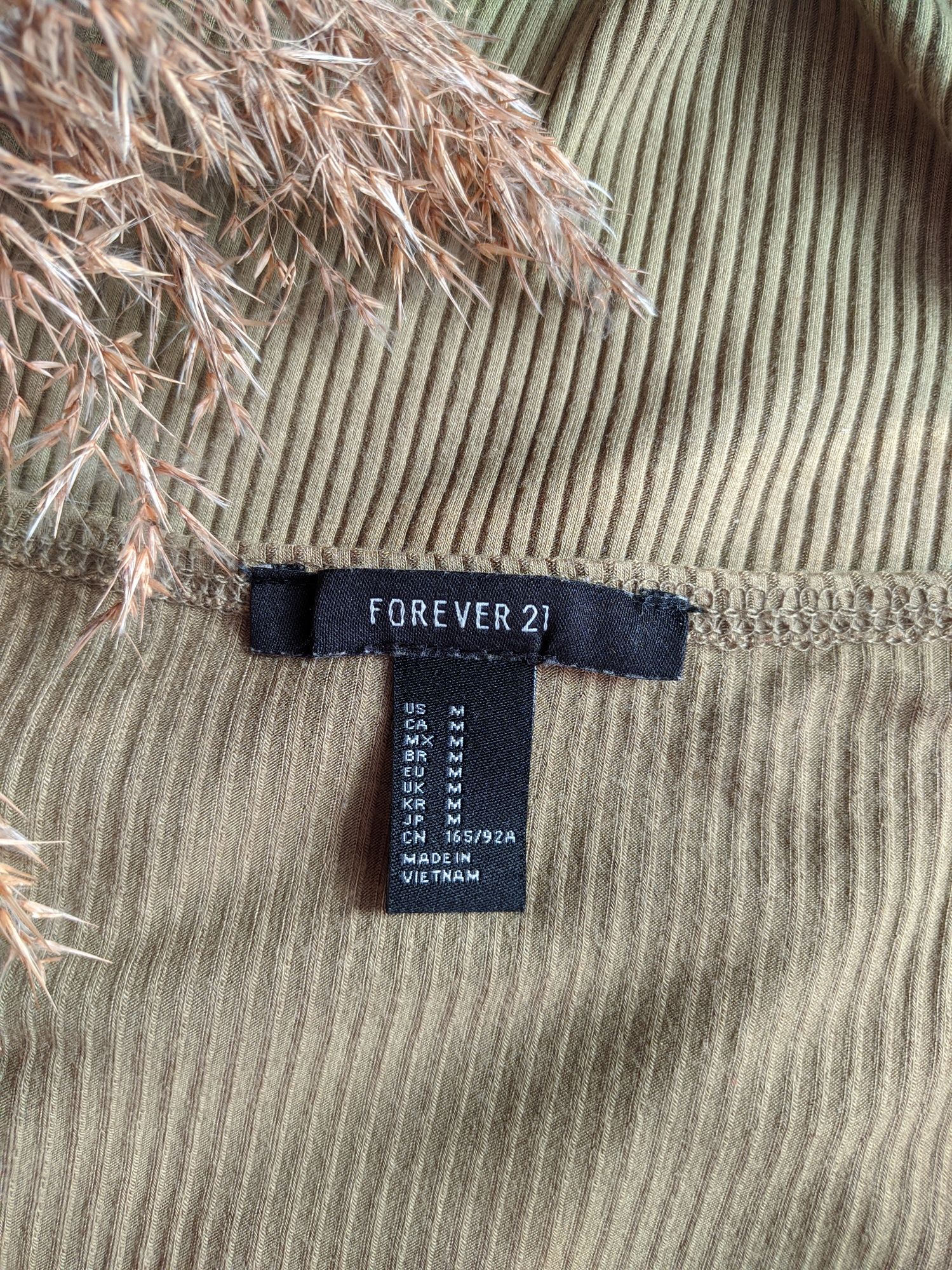 Оливкове боді FOREVER 21