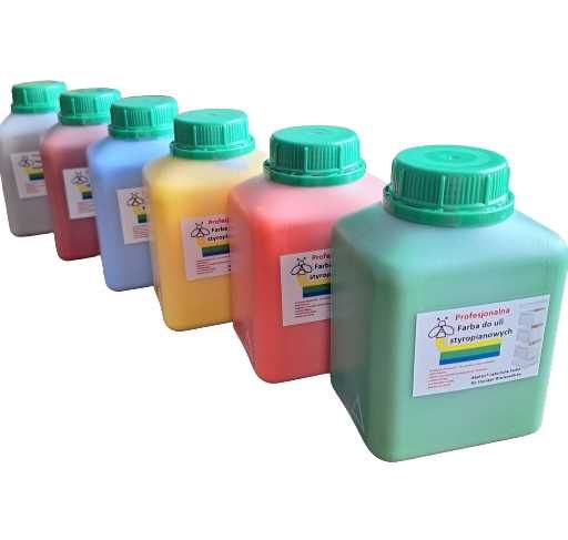 2 X Profesjonalne farby do uli styropianowych 0,5 litr. Super Kolory!