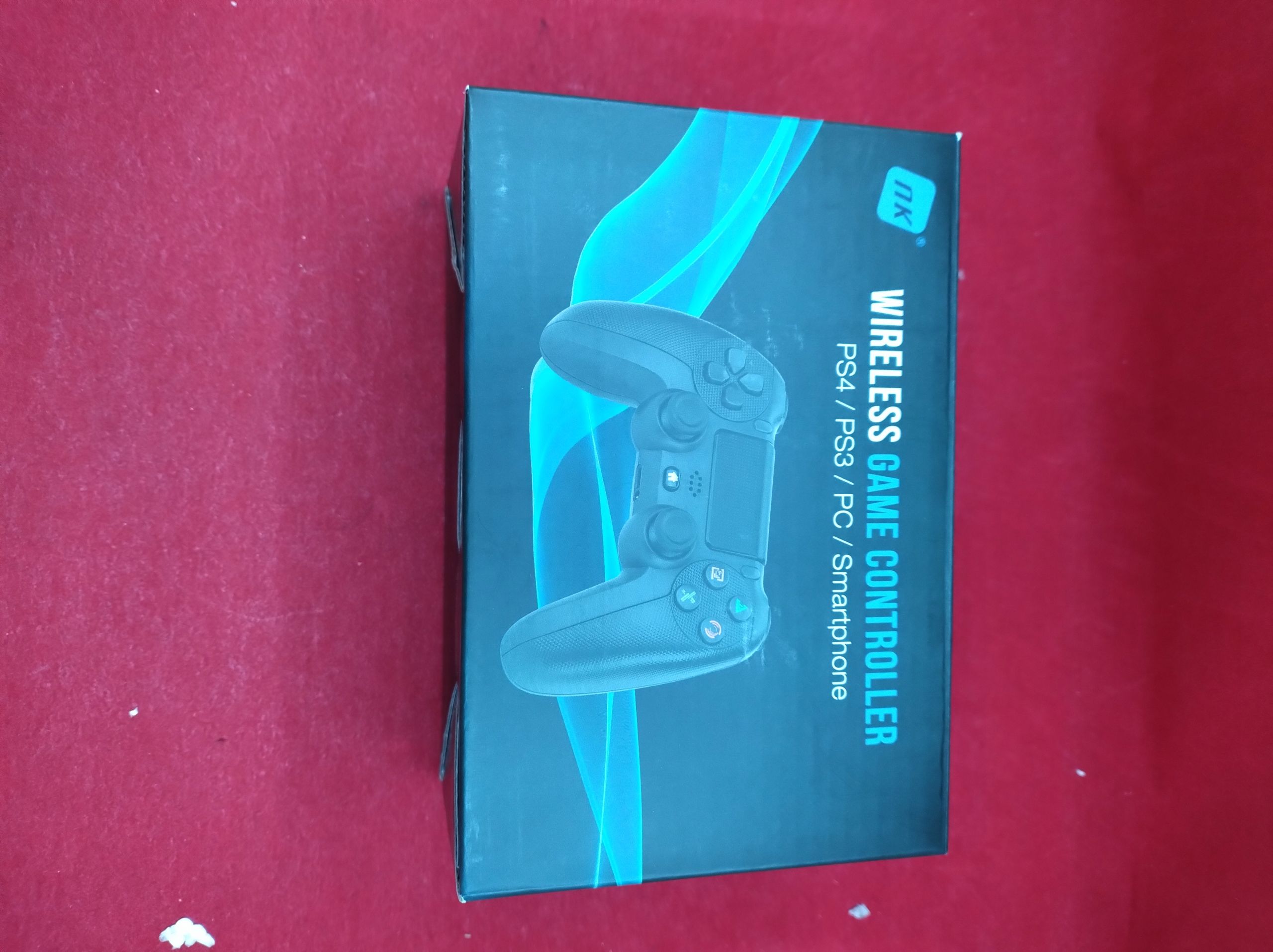 kontroler bezprzewodowy nk na ps4 / ps3 / pc / mobile czarny do gier