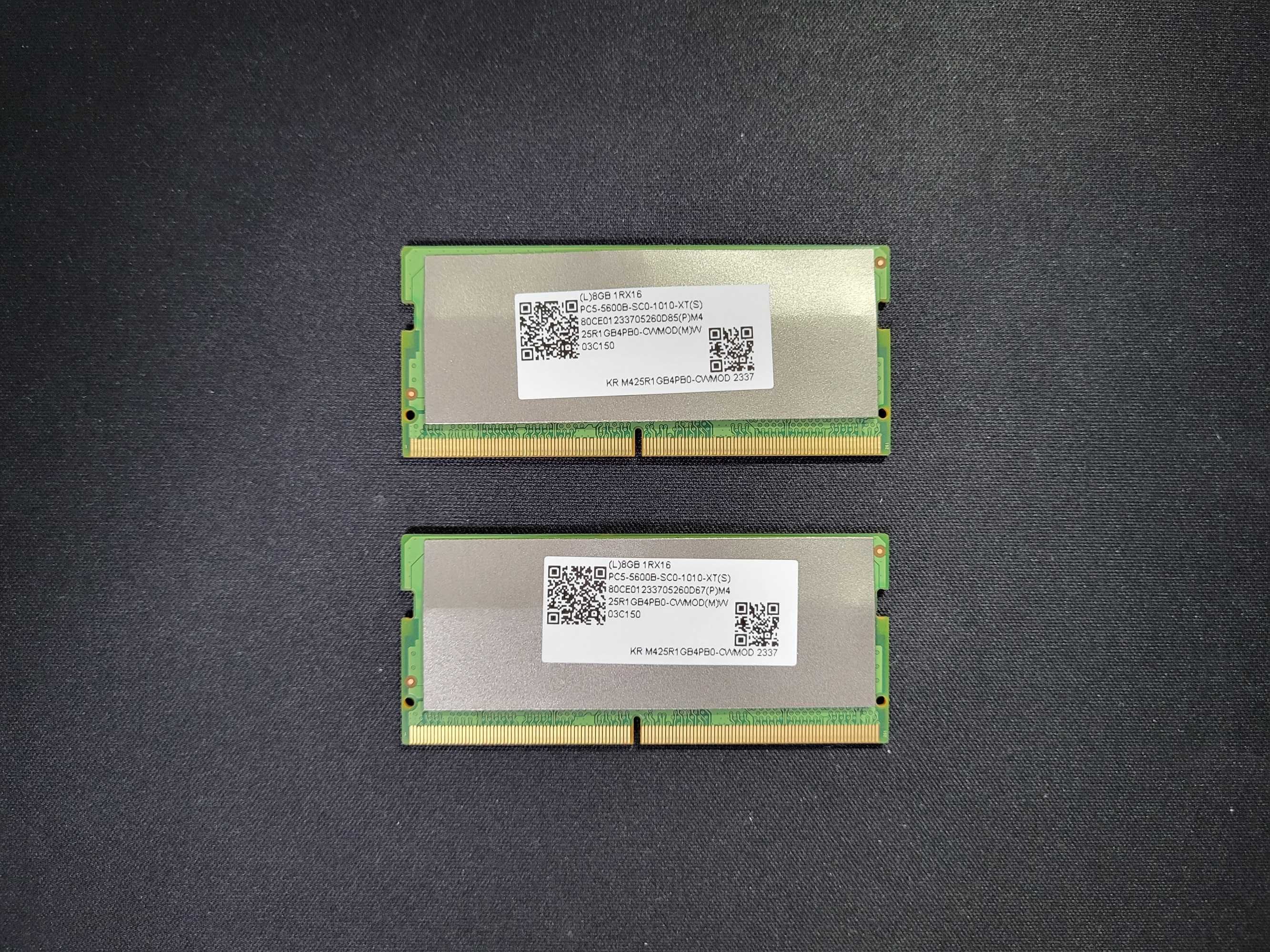 Оперативная память SODIMM DDR5 16GB (2x8GB) PC5-5600B-SC0-1010-XT