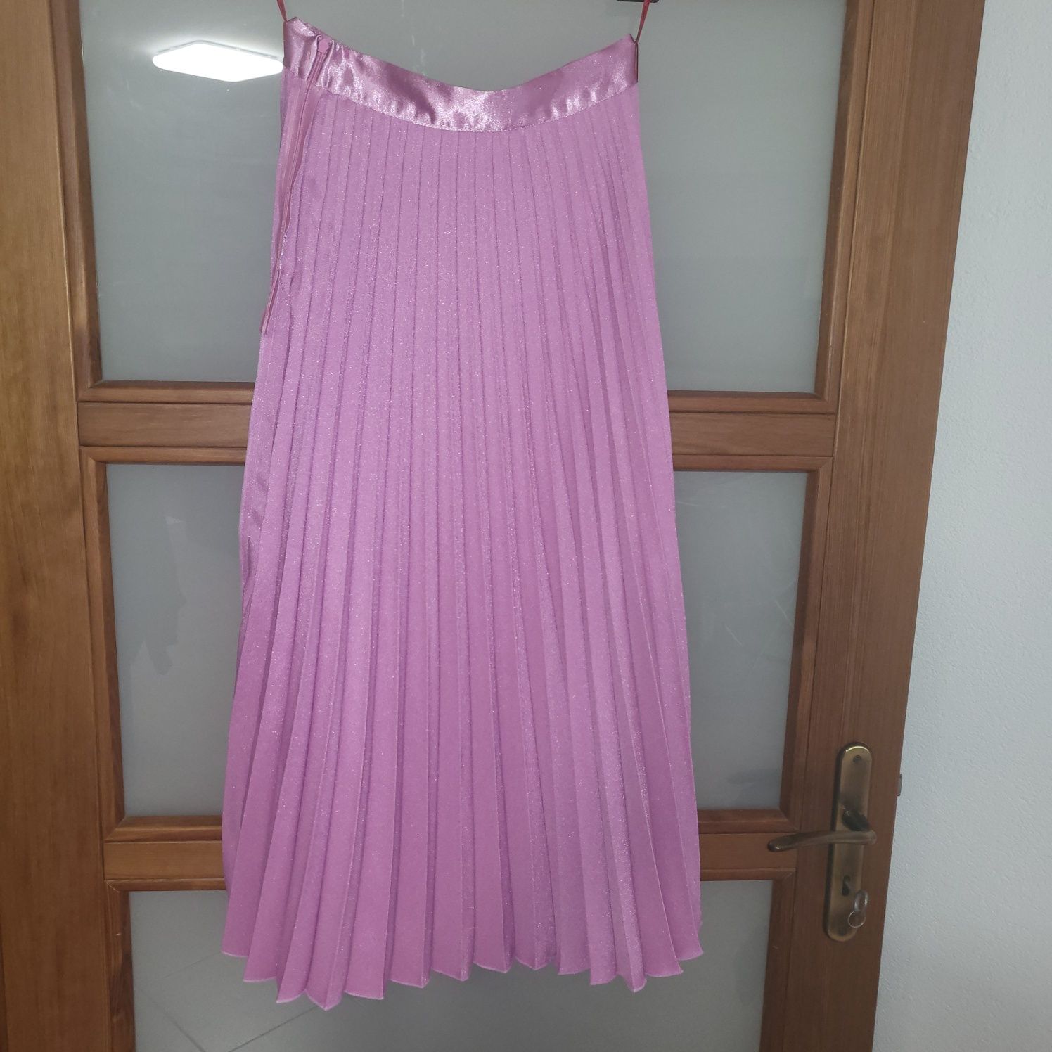 Hugo Boss Spódnica plisowana Raplissa- Fioletowa