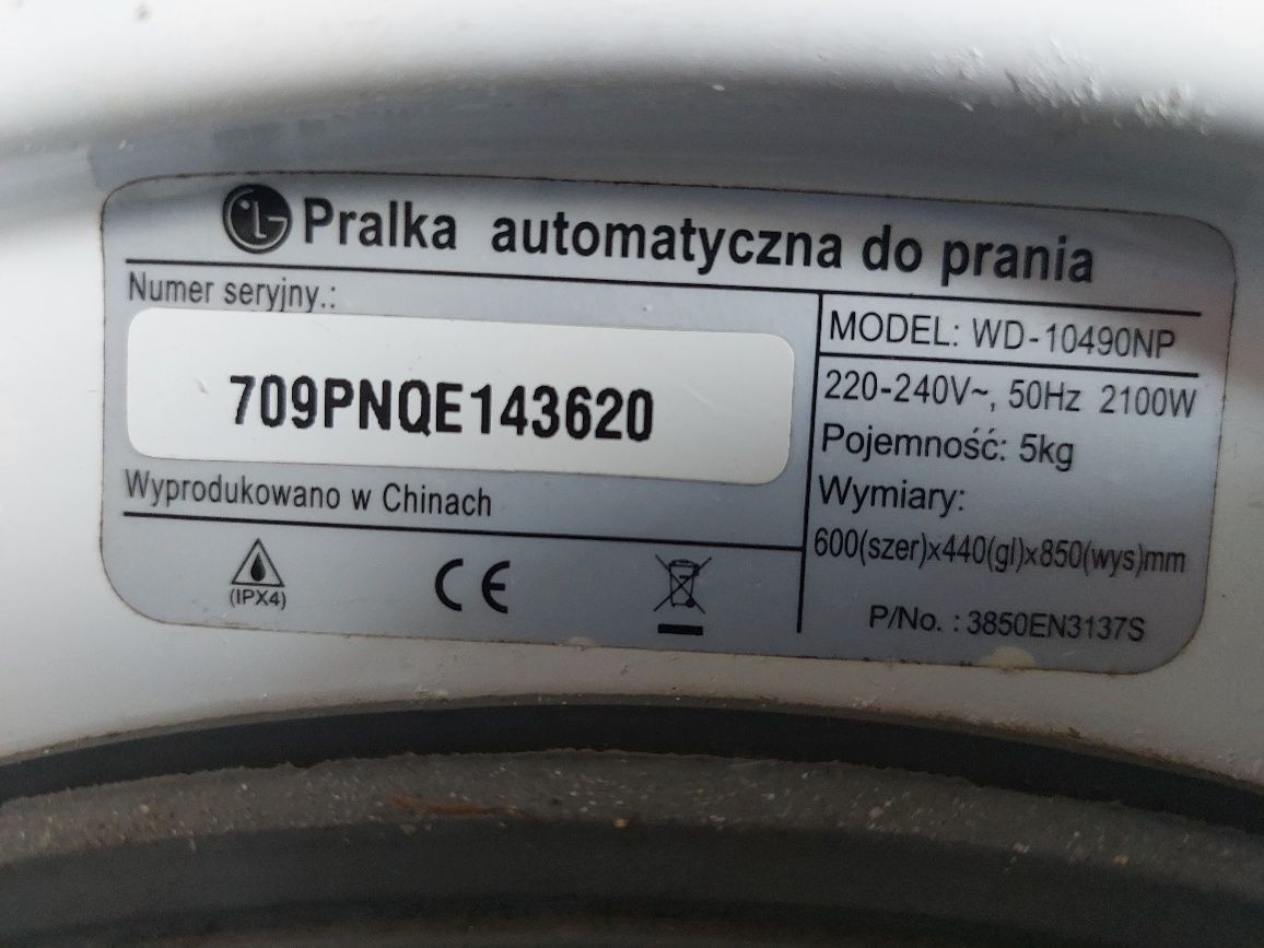 Pralka na sprzedaż