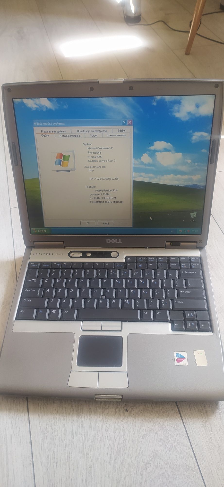 Laptop  Dell Latitude D610 14 cali