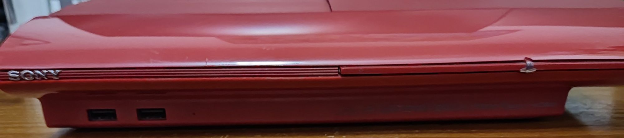 PS3 Slim vermelho 500GB