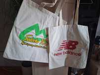 Torby eko shopper bawełniane na zakupy Sudecka Setka New Balance