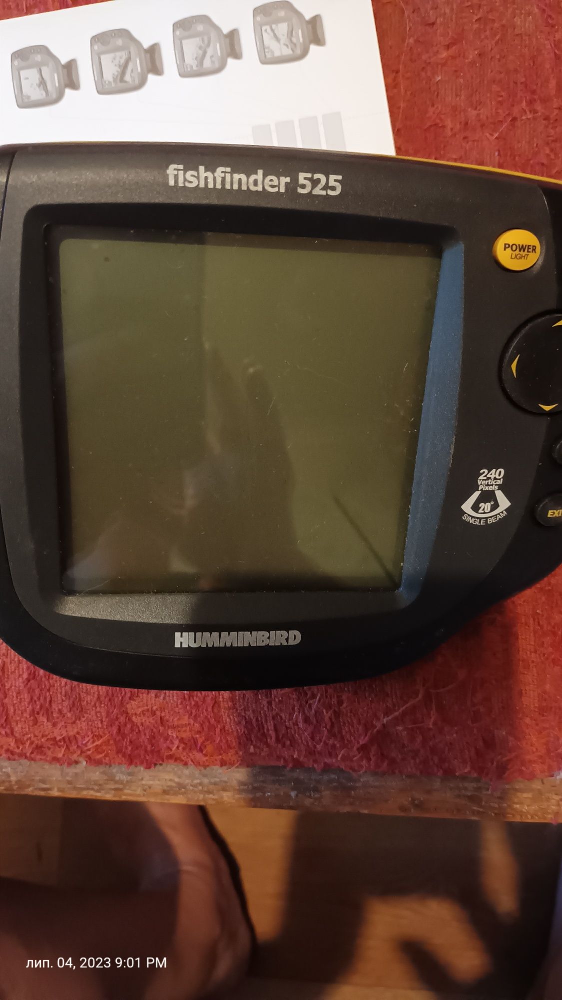 Эхолот Humminbird Fishfinder 525