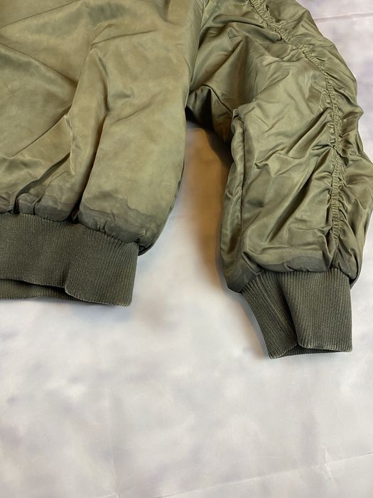 Zara MA-1 Bomber Jacket Khaki Washed Новий Бомбер Зара Л розмір