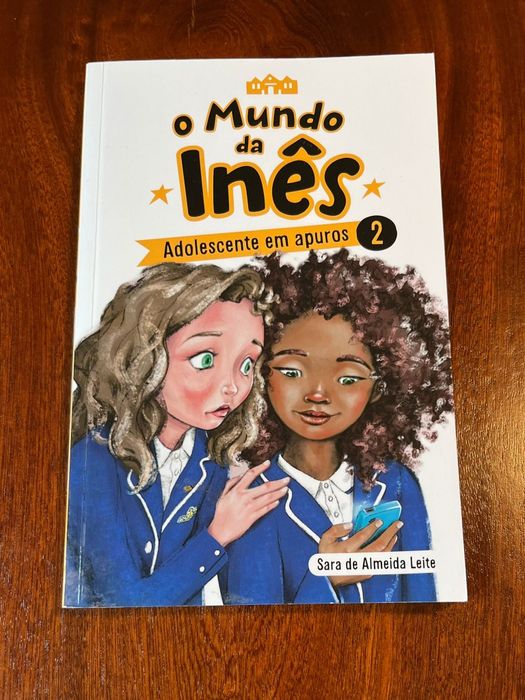 Livro "O mundo da Inês - adolescentes em apuros"