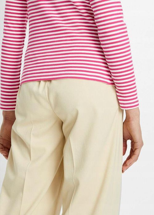 B.P.C bawełniana bluzka carmen w paski ^48/50