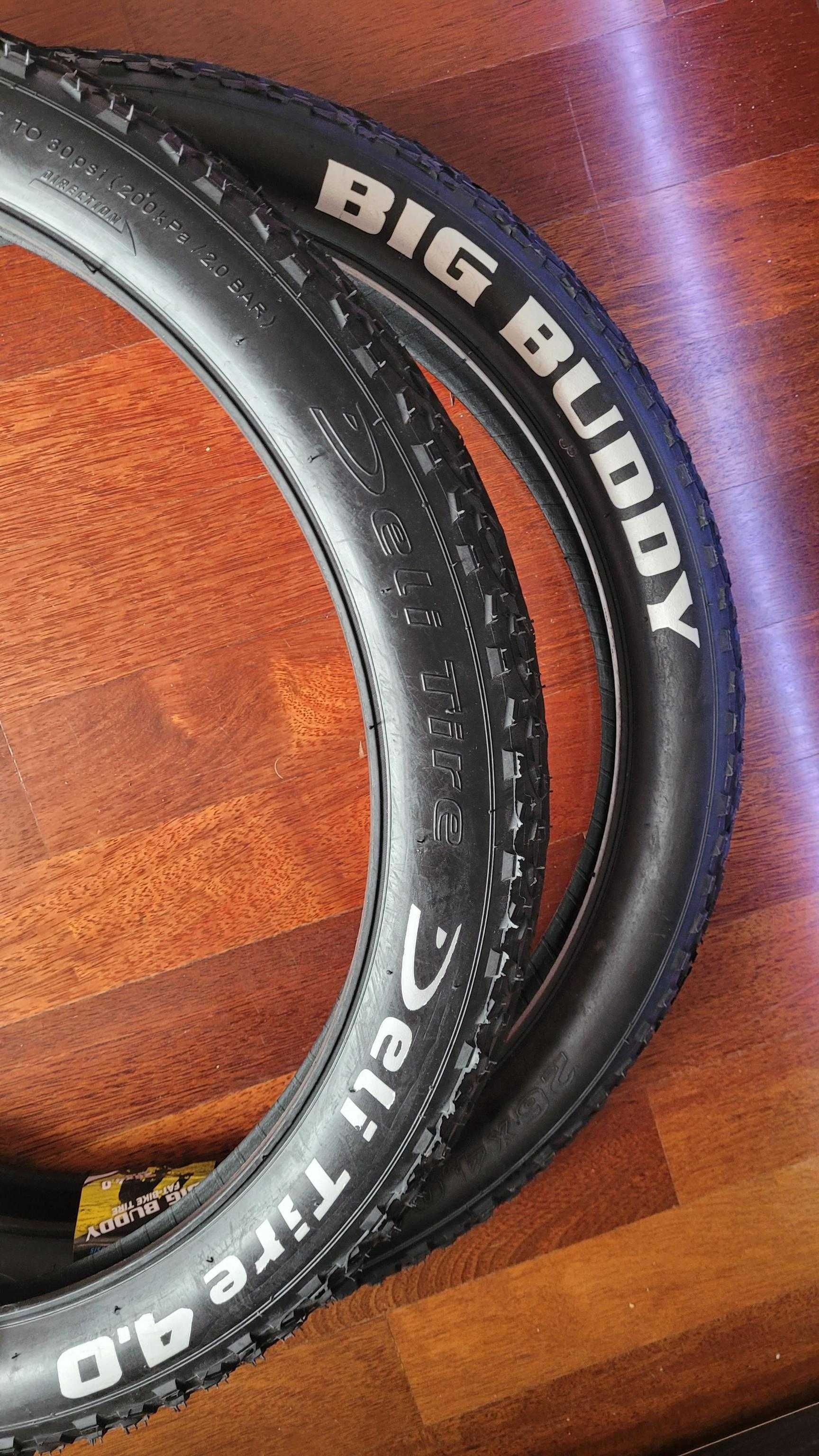 FAT BIKE TIRE Opona 26 x 4.0 BIG BUDDY DELI TIRE Nowe z metką